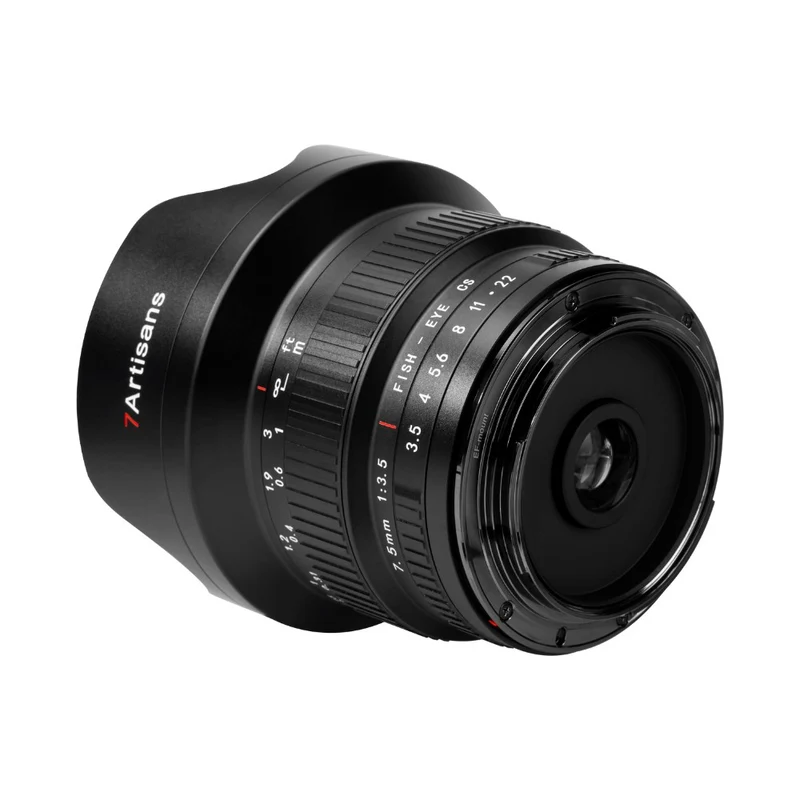 7Artisans MF 7.5mm f/3.5 Canon EF Noir