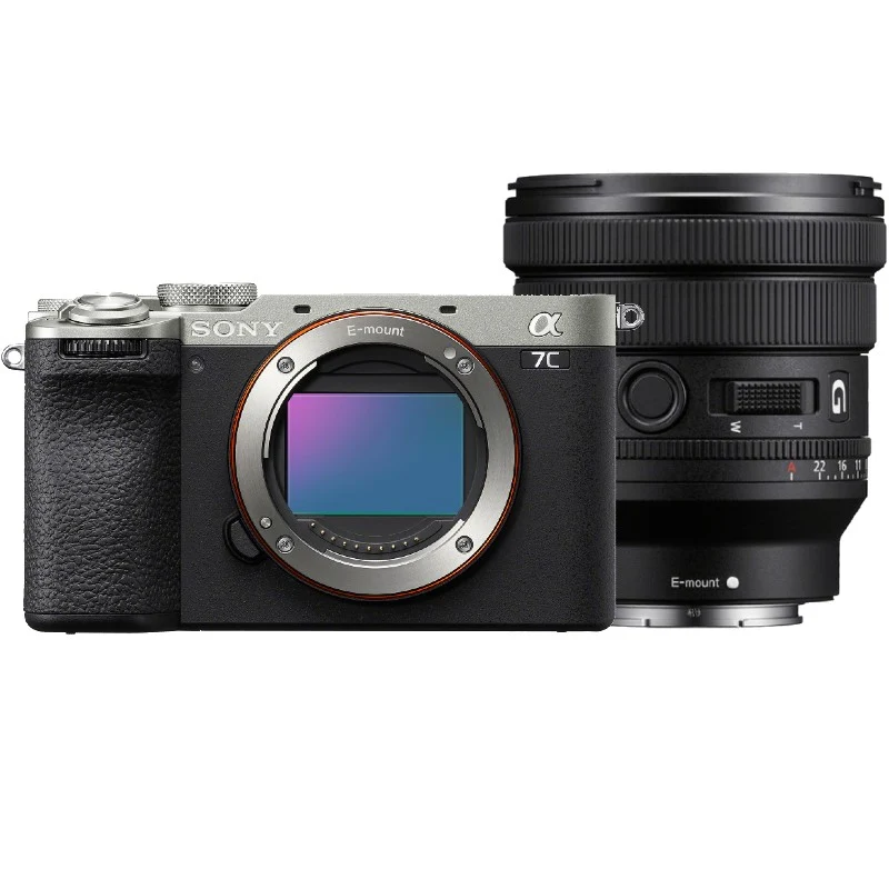 Sony A7C II argent + 16-35mm f/4.0 G PZ