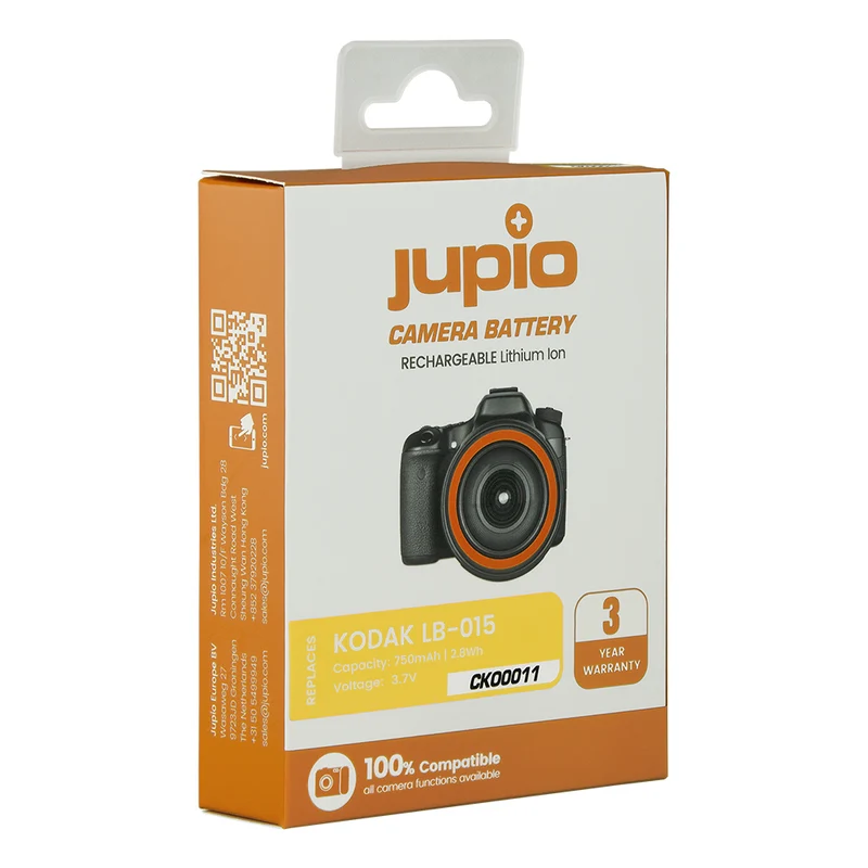 Jupio Batterie LB-015 pour Kodak WPZ2
