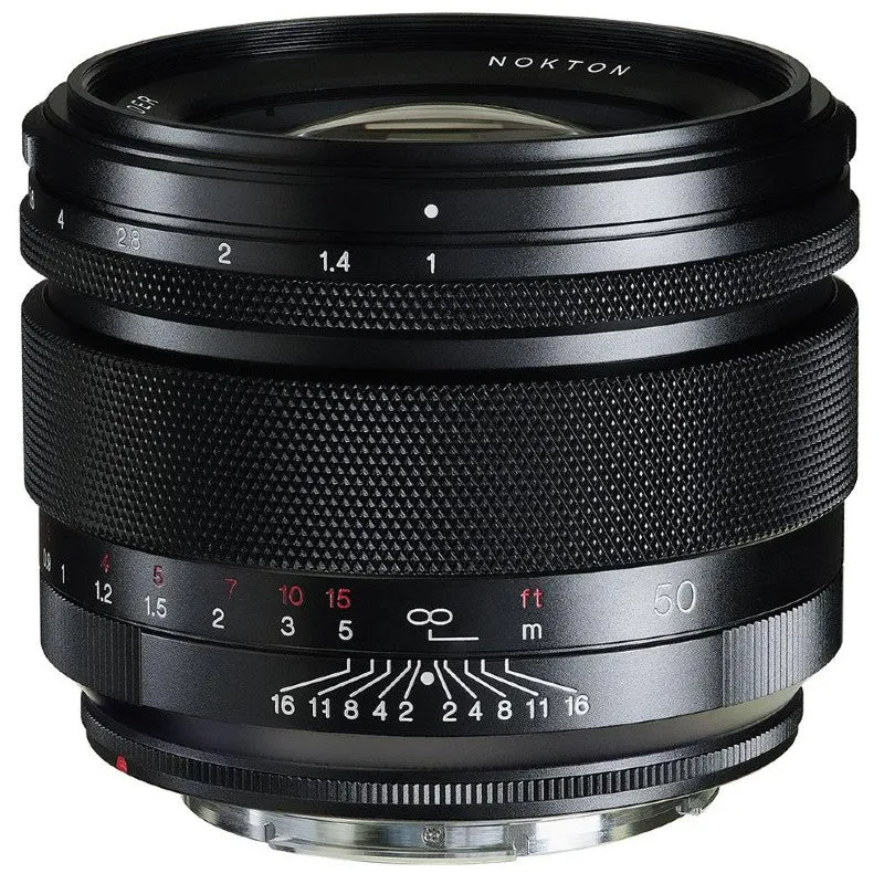 Voigtländer Nokton 1.0/50mm Aspherical pour Canon RF Monture, Noir