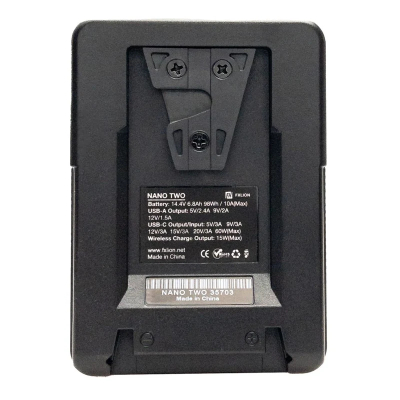 Fxlion Nano Two 14.8V/98Wh V-Mount sans fil