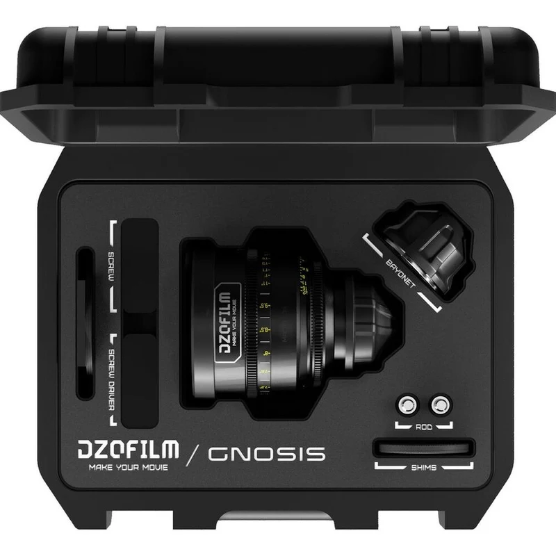 DZOFilm Gnosis 24mm T2.8 Macro Objectif à focale fixe dans un étui de sécurité - métrique