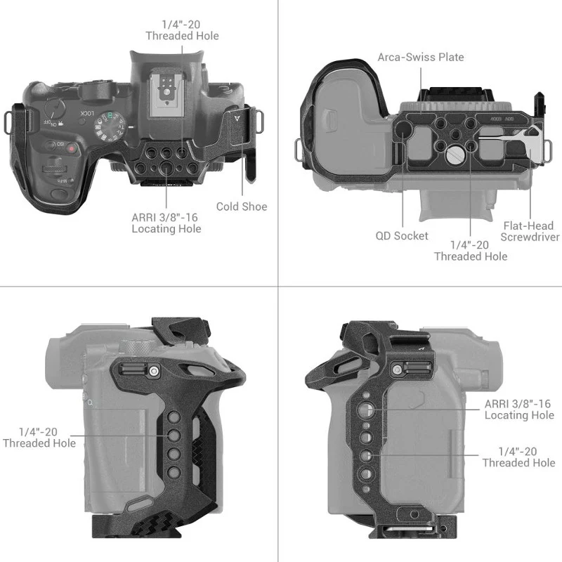 SmallRig 4003B “Noir Mamba” Cage pour Canon EOS R7