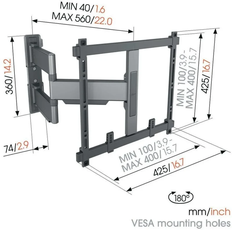 Vogel's TVM 5445 Noir
