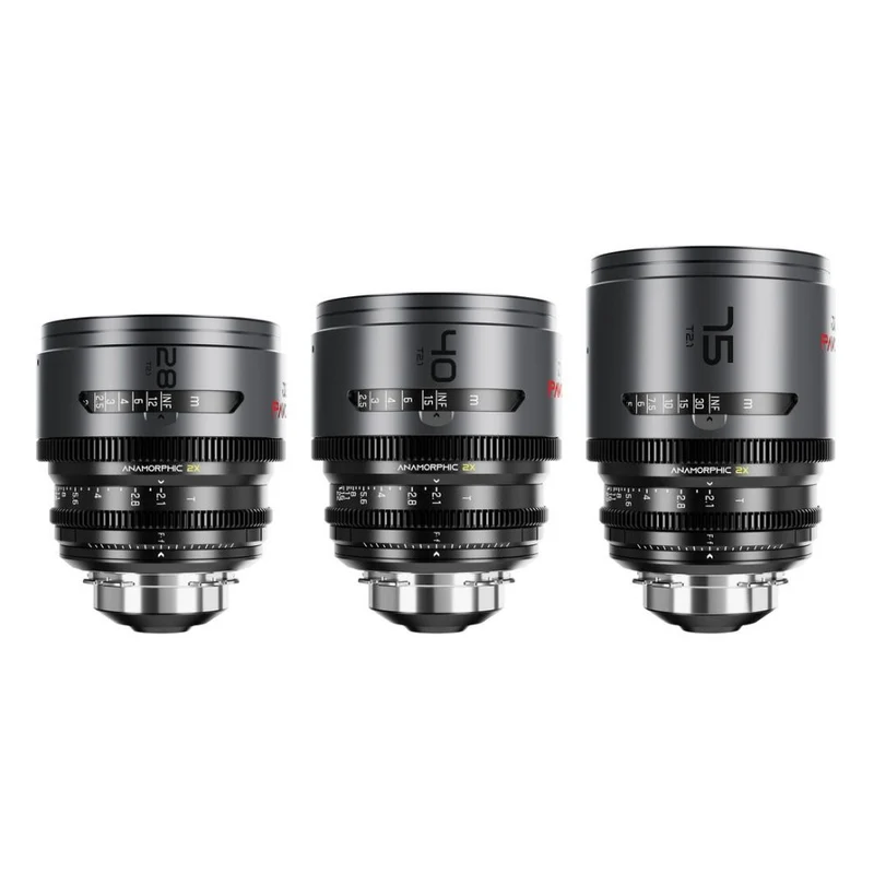 DZOFilm Pavo Kit 3 lentilles anamorphiques