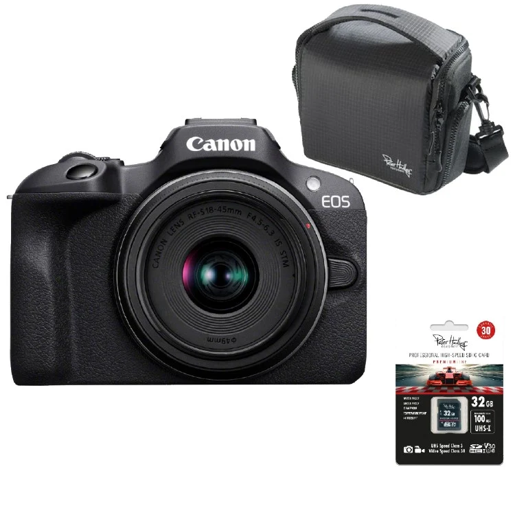 Canon EOS R100 + RF-S 18-45mm IS STM Starter Kit