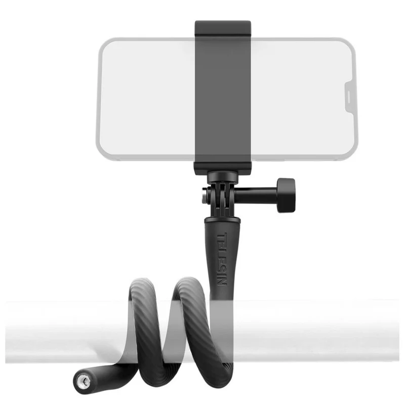 Telesin Bras flexible pour GoPro & smartphone avec support téléphone