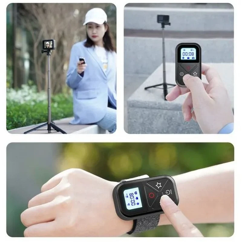 Telesin Télécommande Bluetooth pour GoPro 11/10/9/8/Max avec dragonne