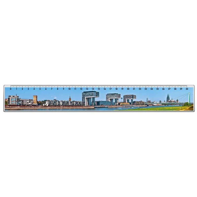 Règle panoramique Cologne maisons de grue