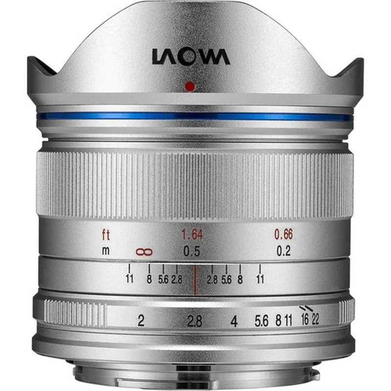 Laowa 7.5mm F2 Micro 4/3 Argent Léger