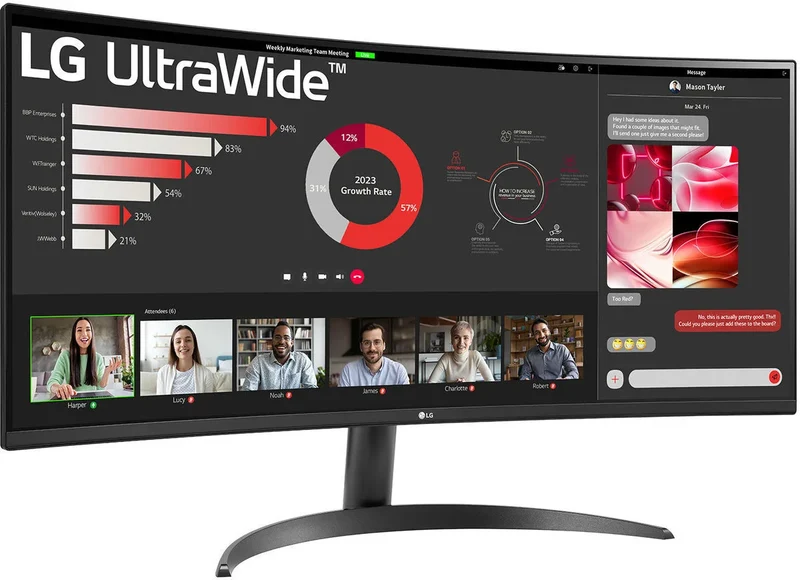 LG Electronics 34WR50QC-B
