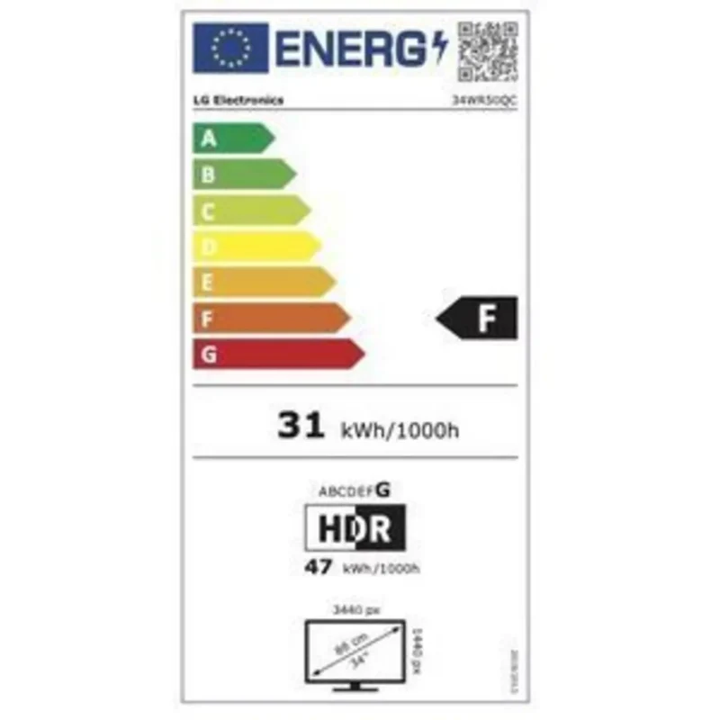 LG Electronics 34WR50QC-B