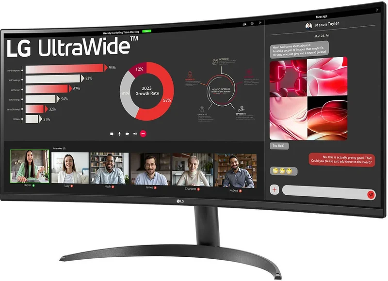 LG Electronics 34WR50QC-B