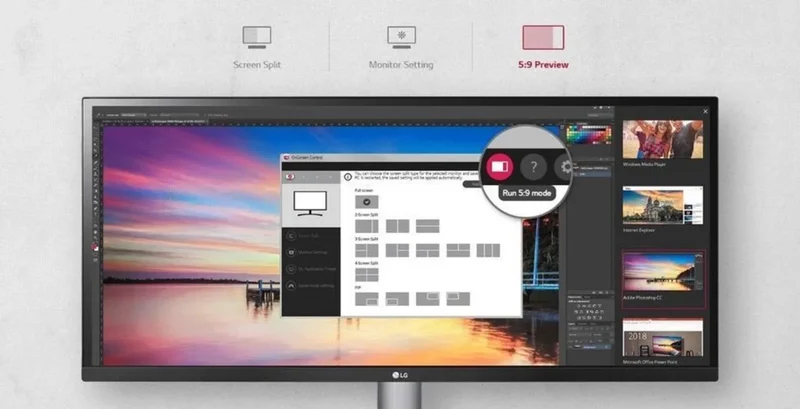LG Electronics 34WR50QC-B