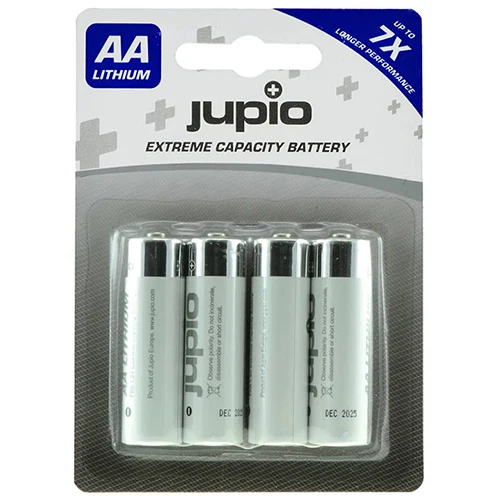 Jupio Lithium Batteries AA 4 Pièces