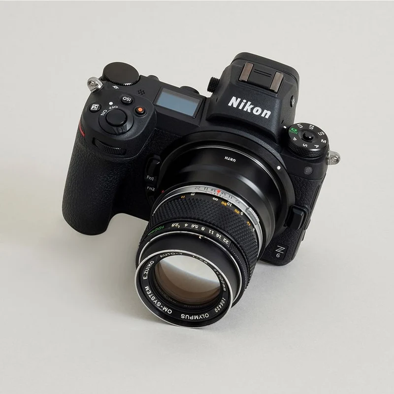 Urth Adaptateur de monture d'objectif : Compatible avec l'objectif Olympus OM et le boîtier de l'appareil photo Nikon Z