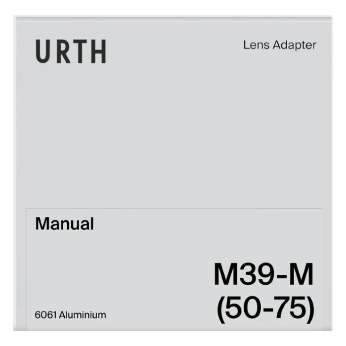 Urth Lens Mount adapter: LTM / M39 Lens to Leica M Camera (35-135mm Frame Lines)