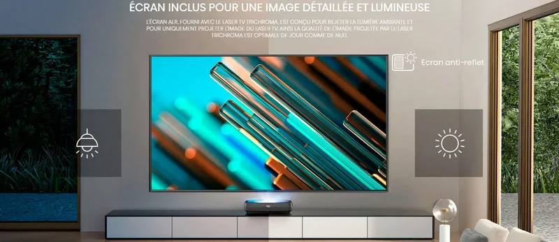 Hisense 120L9HA + Écran