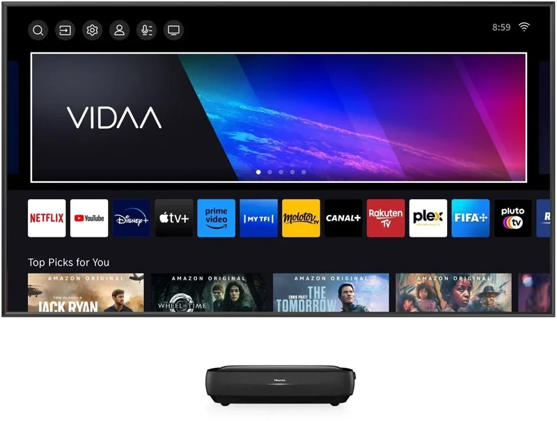 Hisense 120L9HA + Écran