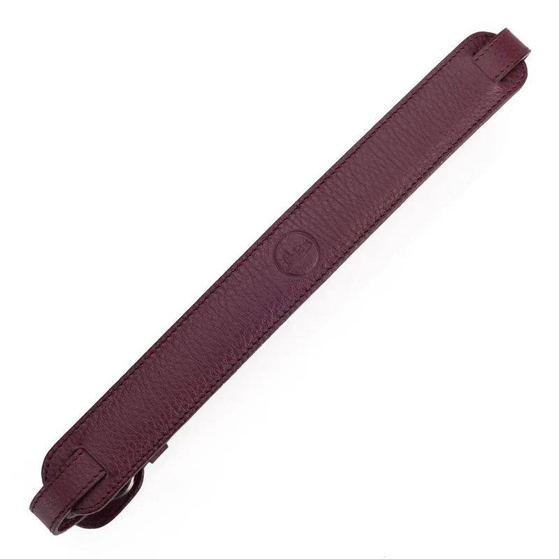 Leica Dragonne Cuir Vachette Pleine Fleur Violet Mûre