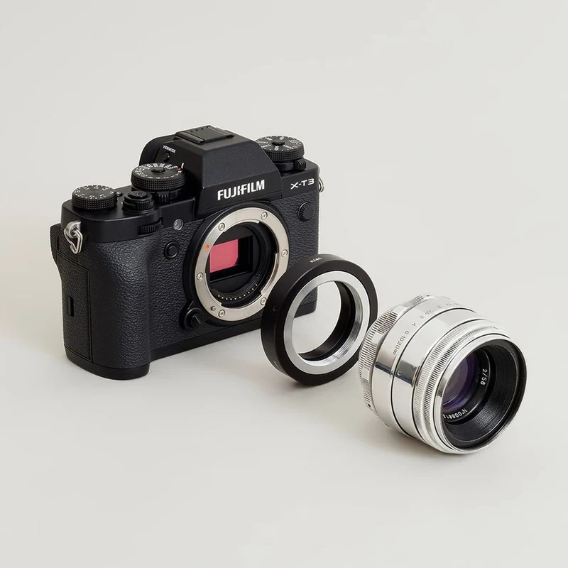 Urth Adaptateur de monture d'objectif : Compatible avec l'objectif M39 et le boîtier de l'appareil photo Fujifilm X