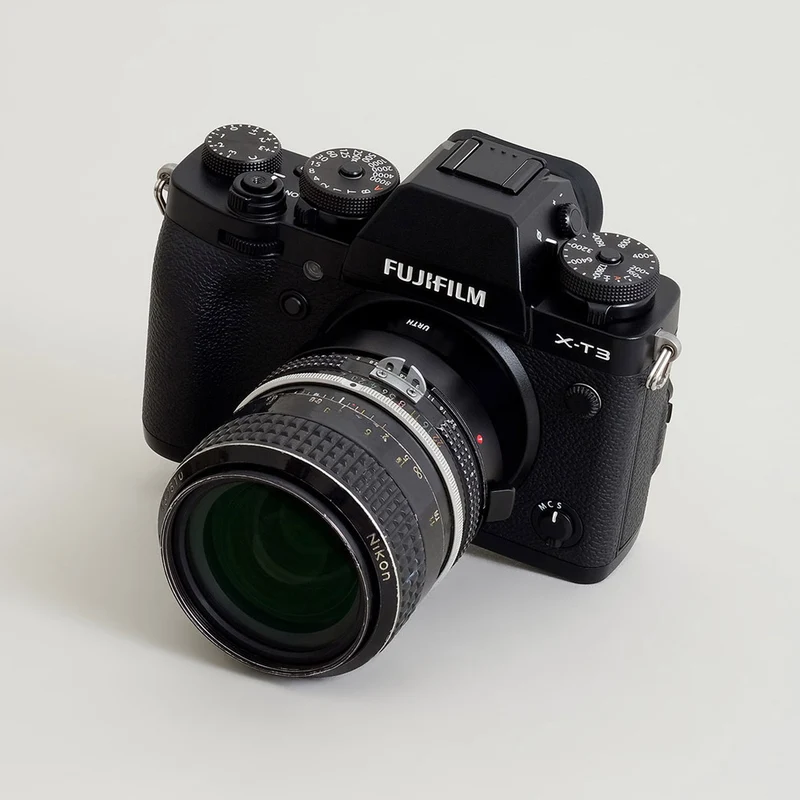 Urth Adaptateur de monture d'objectif : Compatible avec l'objectif Nikon F et le boîtier de l'appareil photo Fujifilm X