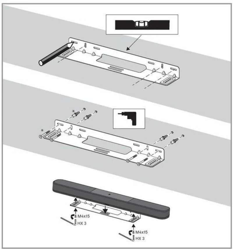 Sennheiser Ambeo SoundBar Plus Wall Mount