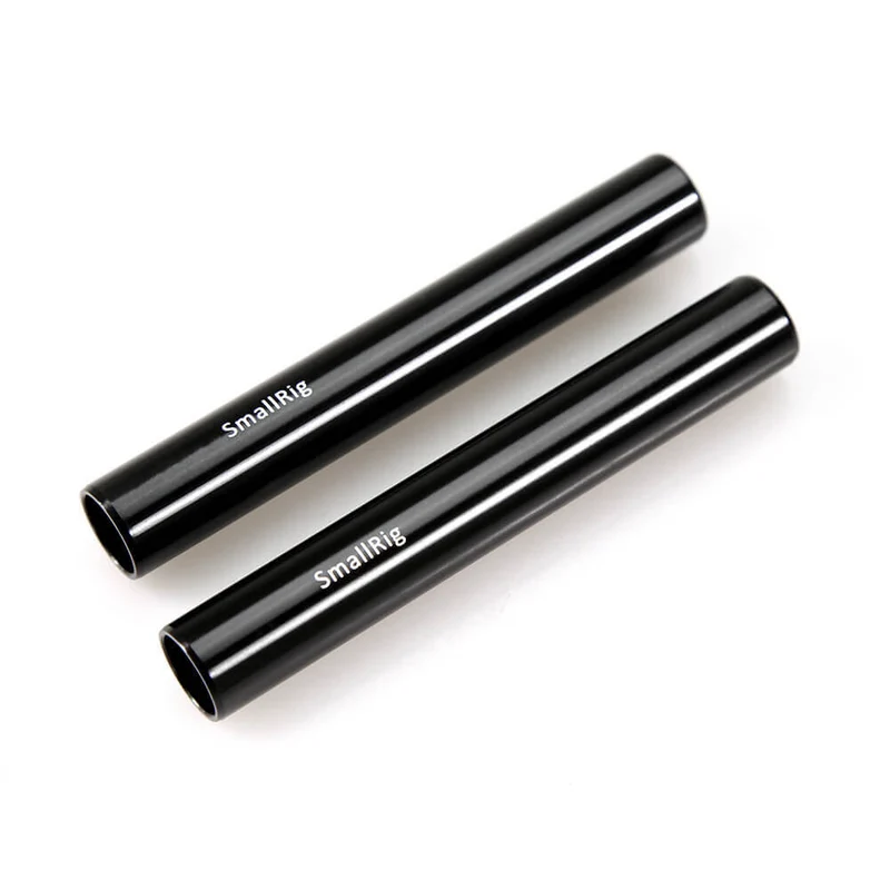 SmallRig 1049 en Aluminium Alloy Paire of 15mm Tiges (M12-4 inch)