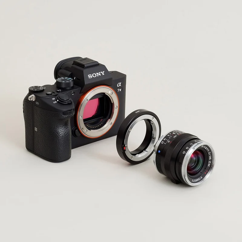 Urth Adaptateur de monture d'objectif : Compatible avec l'objectif Leica M et le boîtier de l'appareil photo Sony E