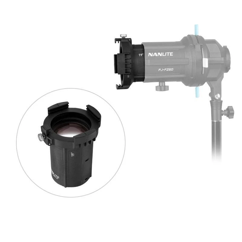 Nanlite 19° Lentille pour accessoire de projection FM-mount