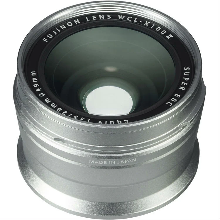 Fujifilm WCL-X100 II Wide Conversion Objectif argent