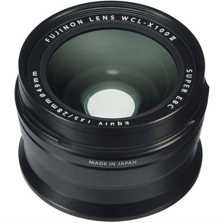 Fujifilm WCL-X100 II Objectif De Conversion Grand Angle Noir