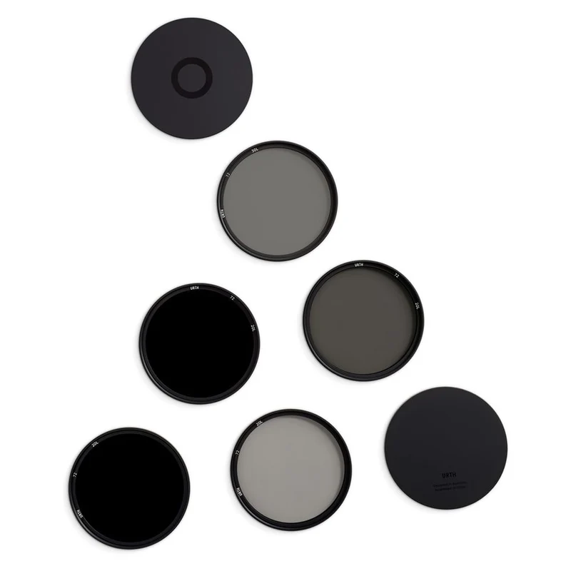 Urth 72mm ND2, ND4, ND8, ND64, ND1000 Kit de filtres pour objectif (Plus+)