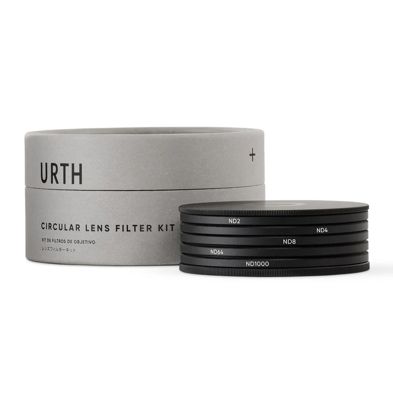 Urth 55mm ND2, ND4, ND8, ND64, ND1000 Kit de filtres pour objectif (Plus+)