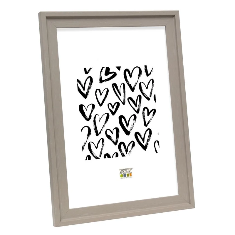 Deknudt Cadre photo aspect peint beige 30x30 S45EF3