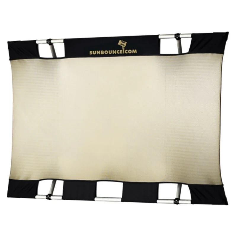 Sunbounce Mini Cadre + Réflecteur Zébré Or / Blanc