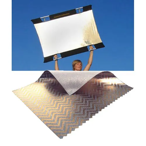 Sunbounce Mini Cadre + Réflecteur Zébré Or / Blanc