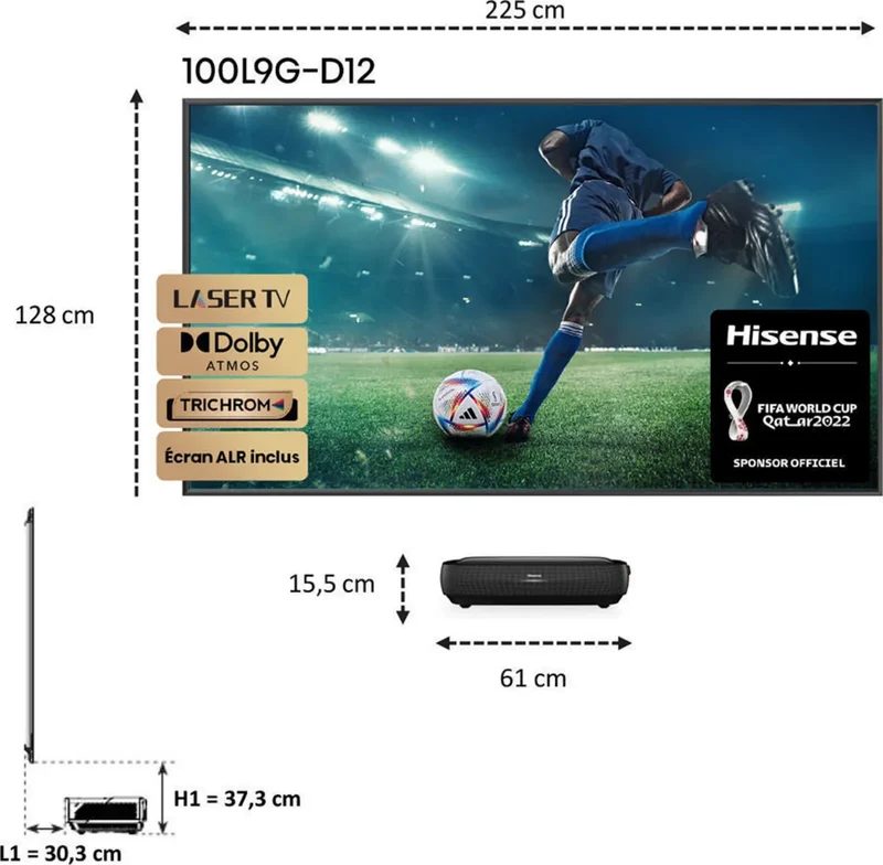 Hisense 100L9G-D12 Laser TV