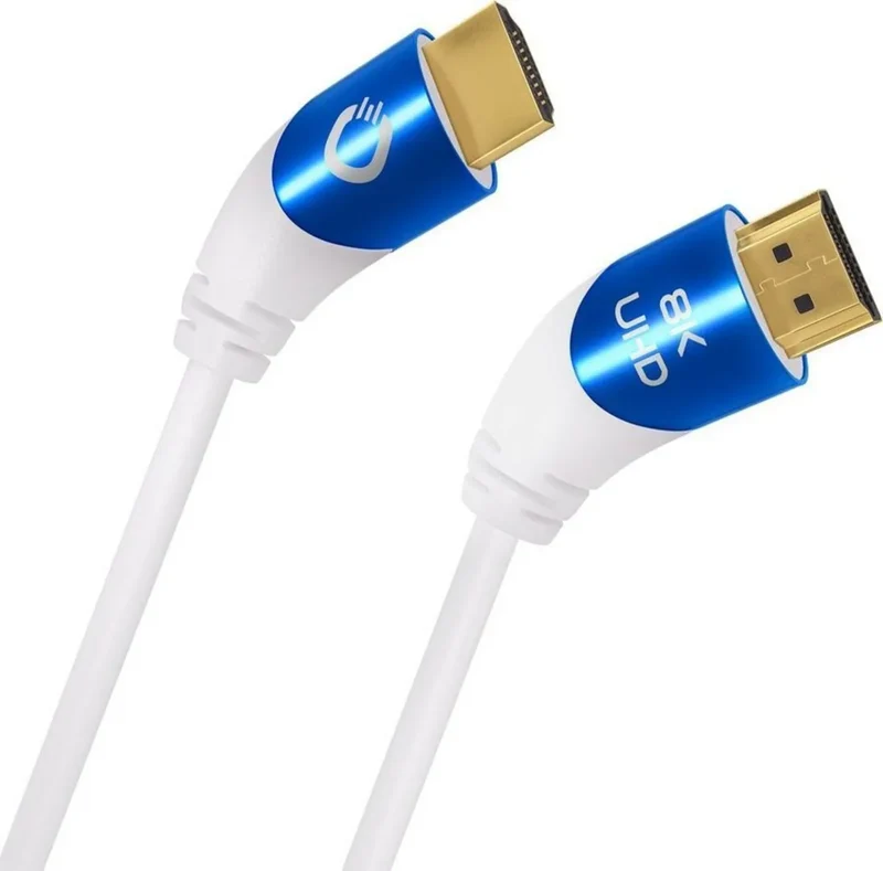 Oehlbach Shape Magic UHD 40 Blanc (2 m)