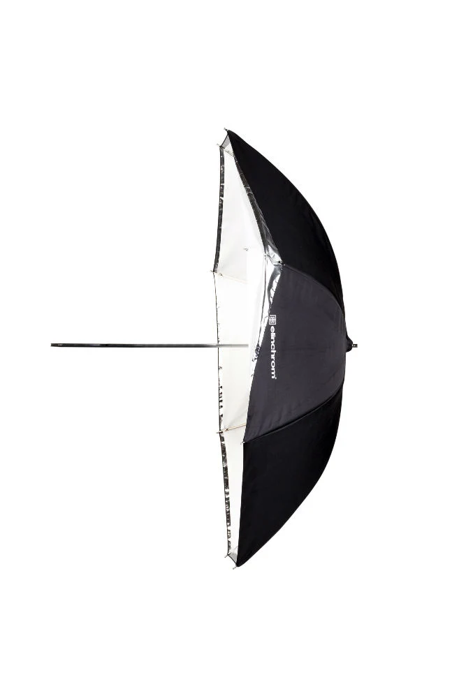 Elinchrom Parapluie Shallow 2 en 1 blanc / transparent 85 cm