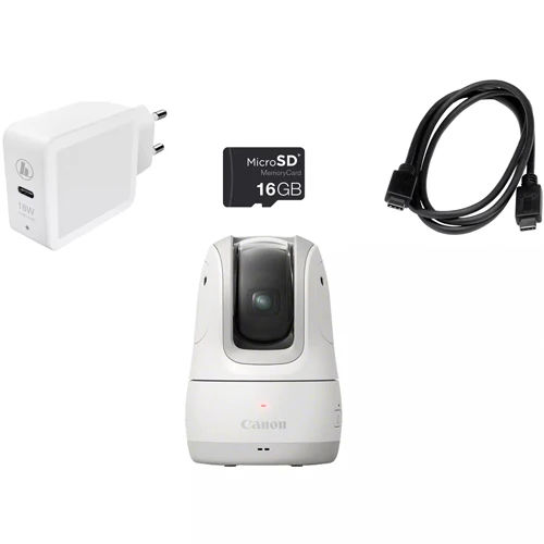 Canon PowerShot PX Blanc Essential Kit