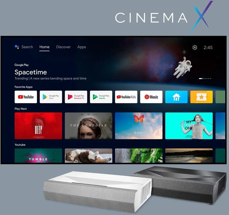 Optoma CinemaX D2 Smart Blanc