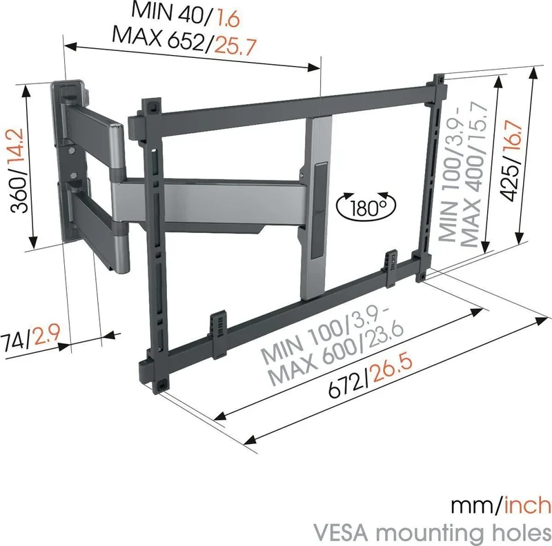 Vogel's TVM 5645 Noir