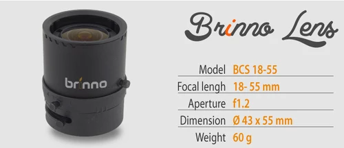 Brinno BCS 18-55mm f/1.2 Asphérique