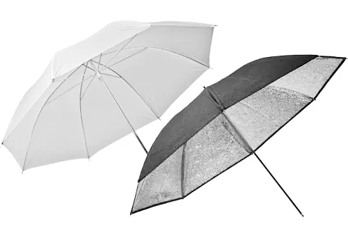 Elinchrom Lot 2 Parapluies Translucide/Argent