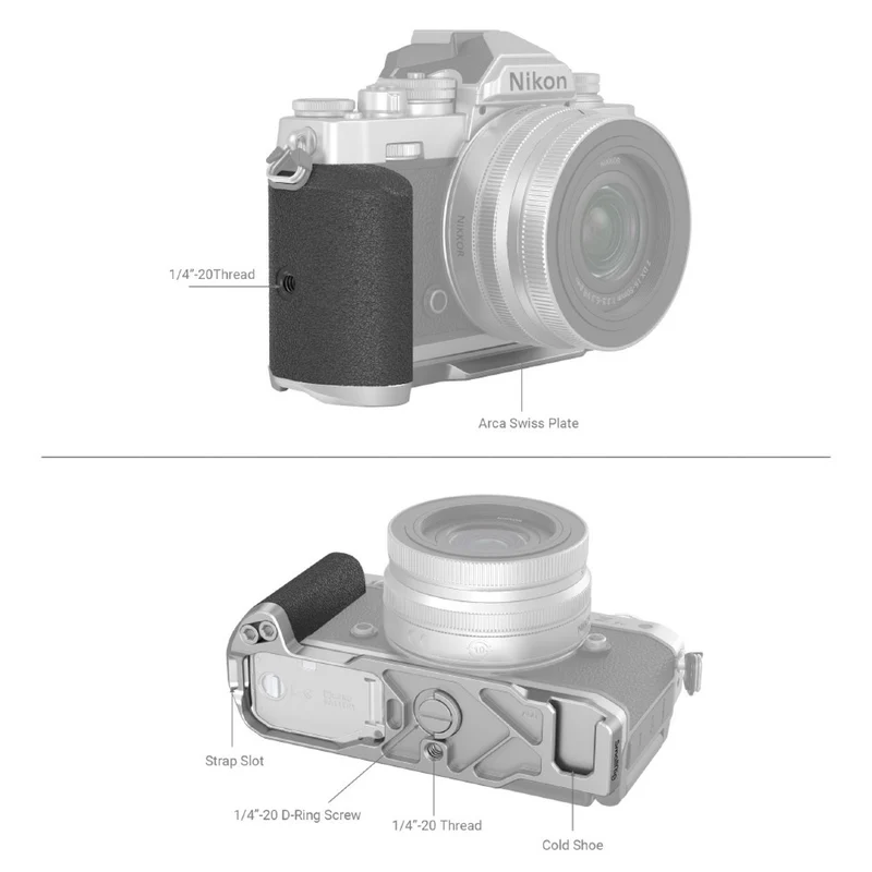 SmallRig Poignée en forme de L pour appareil photo Nikon Z fc 3480
