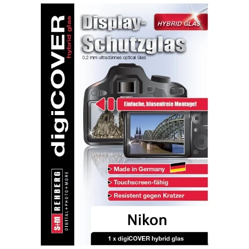 digiCover Hybrid Verre Nikon D610