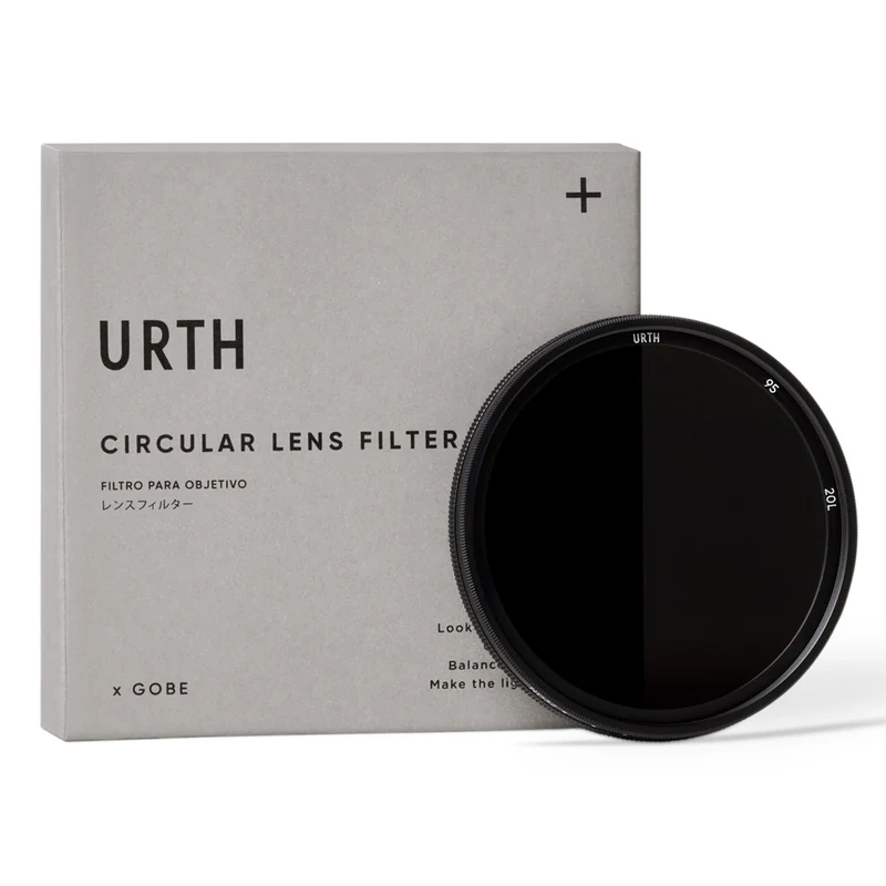 Urth 95mm ND8 128 (3 7 Stop) Filtre à lentille à densité neutre variable (Plus+)