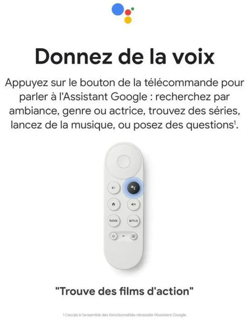 Google ChromeCast Vidéo (4è génération)