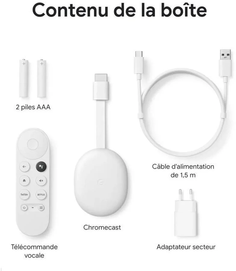 Google ChromeCast Vidéo (4è génération)